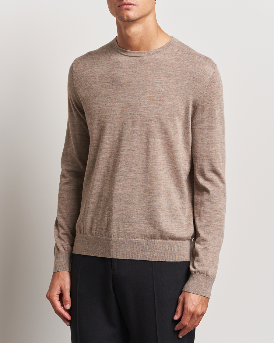 Herr |  | Tiger of Sweden | Connor Crew Neck Pullover Beige Melange