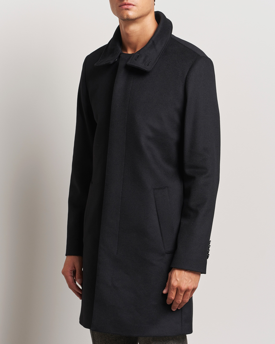 Herr |  | Tiger of Sweden | Aleric Stand Up Collar Coat Black