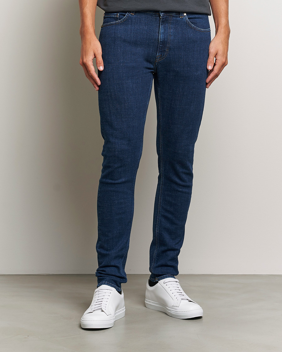 Herr |  | Tiger of Sweden | Evolve Stretch Cotton Jeans Medium Blue