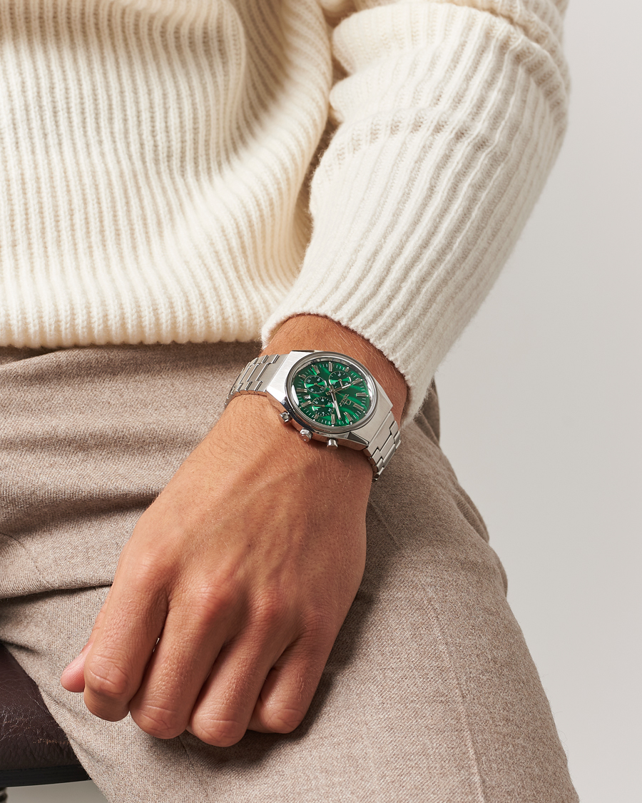 Herr |  | Timex | Q Falcon Eye Chronograph 40mm Green Dial