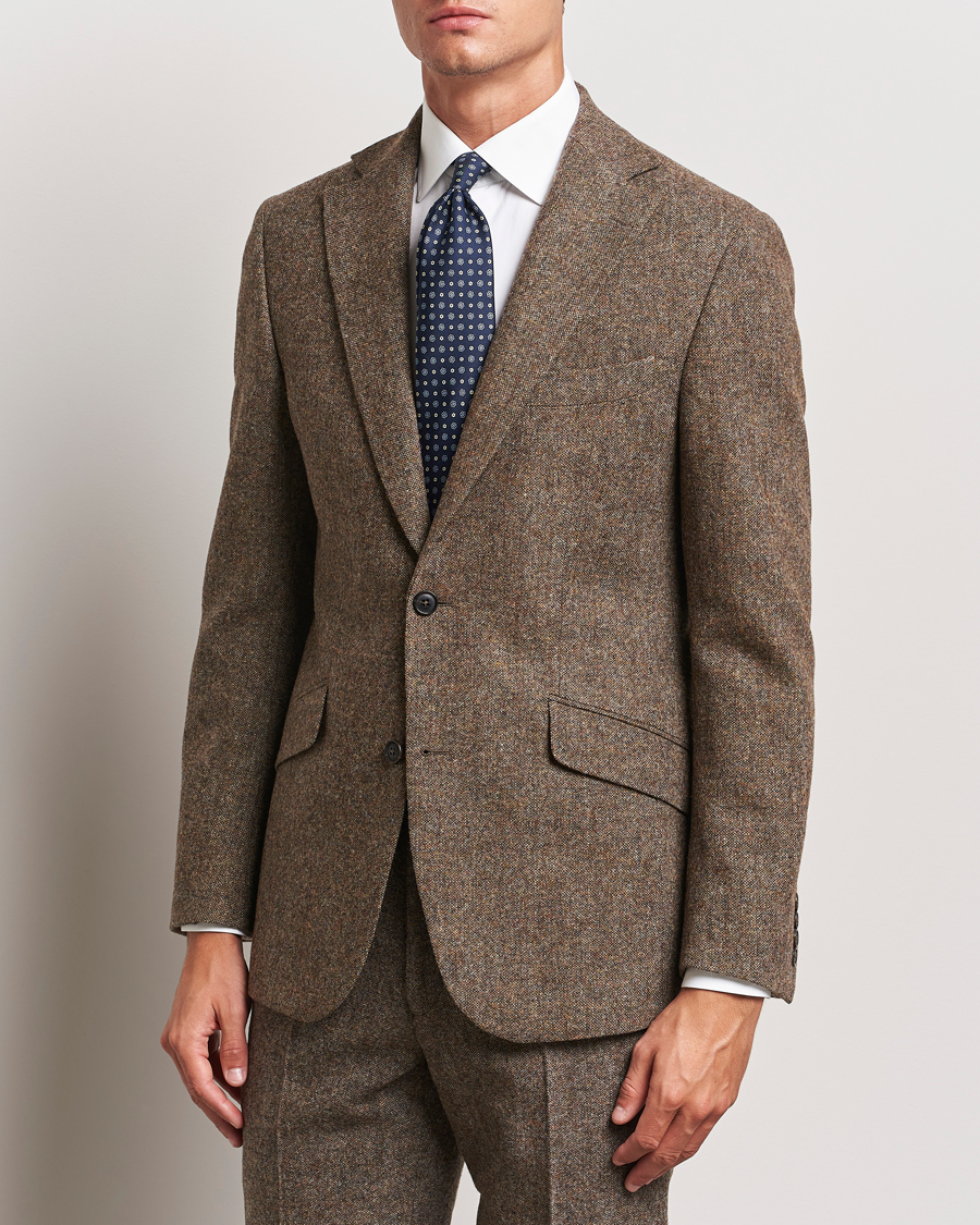 Herr |  | Walker Slater | Edward Wool Donegal Blazer Brown