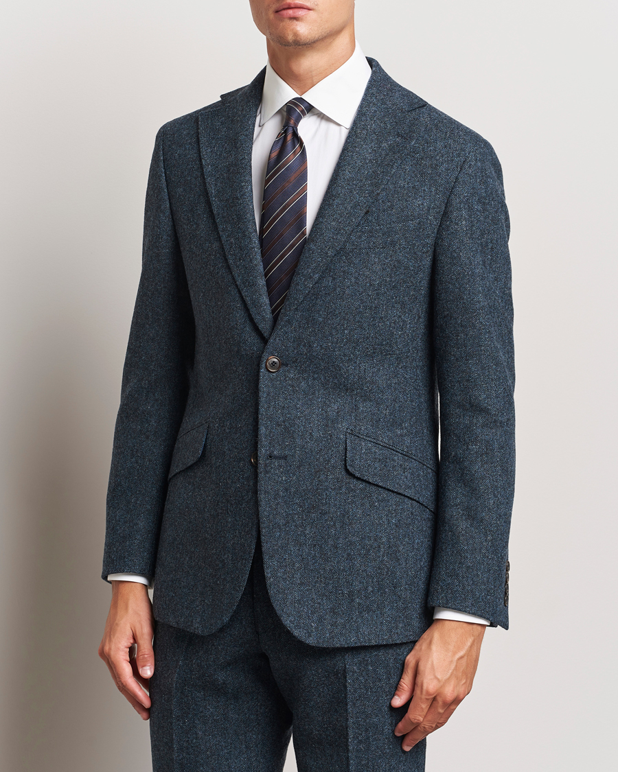 Herr |  | Walker Slater | Edward Wool Donegal Blazer Navy