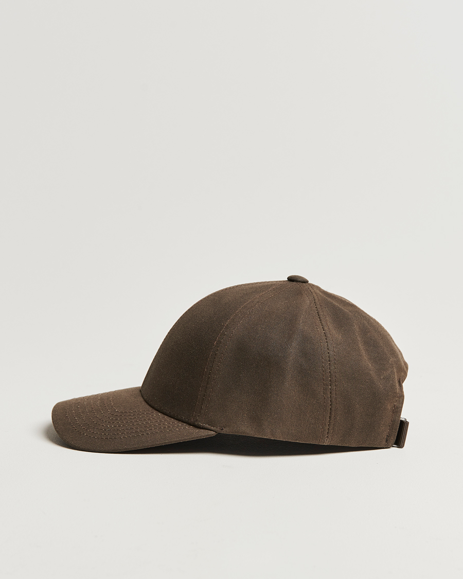 Herr |  | Varsity Headwear | Oilskin Baseball Cap Chestnut Brown