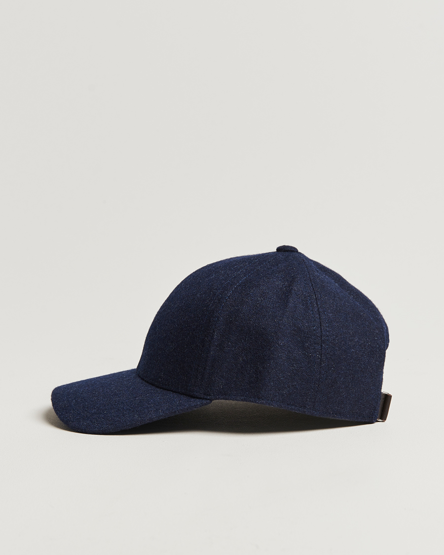 Herr |  | Varsity Headwear | Cashmere Baseball Cap Royal Blue