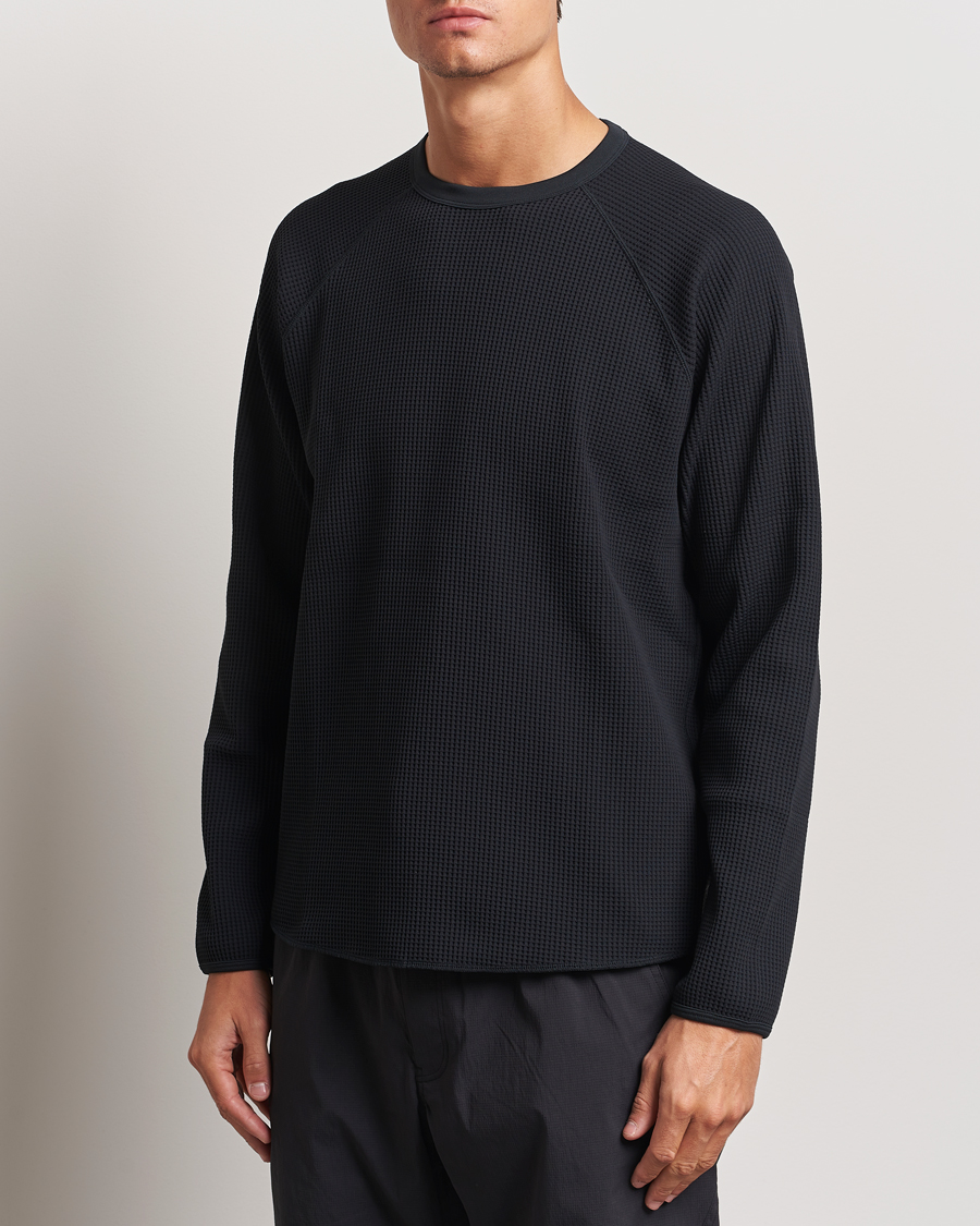 Herr | Svarta t-shirts | Goldwin | WF Light Long Sleeve T-Shirt Black