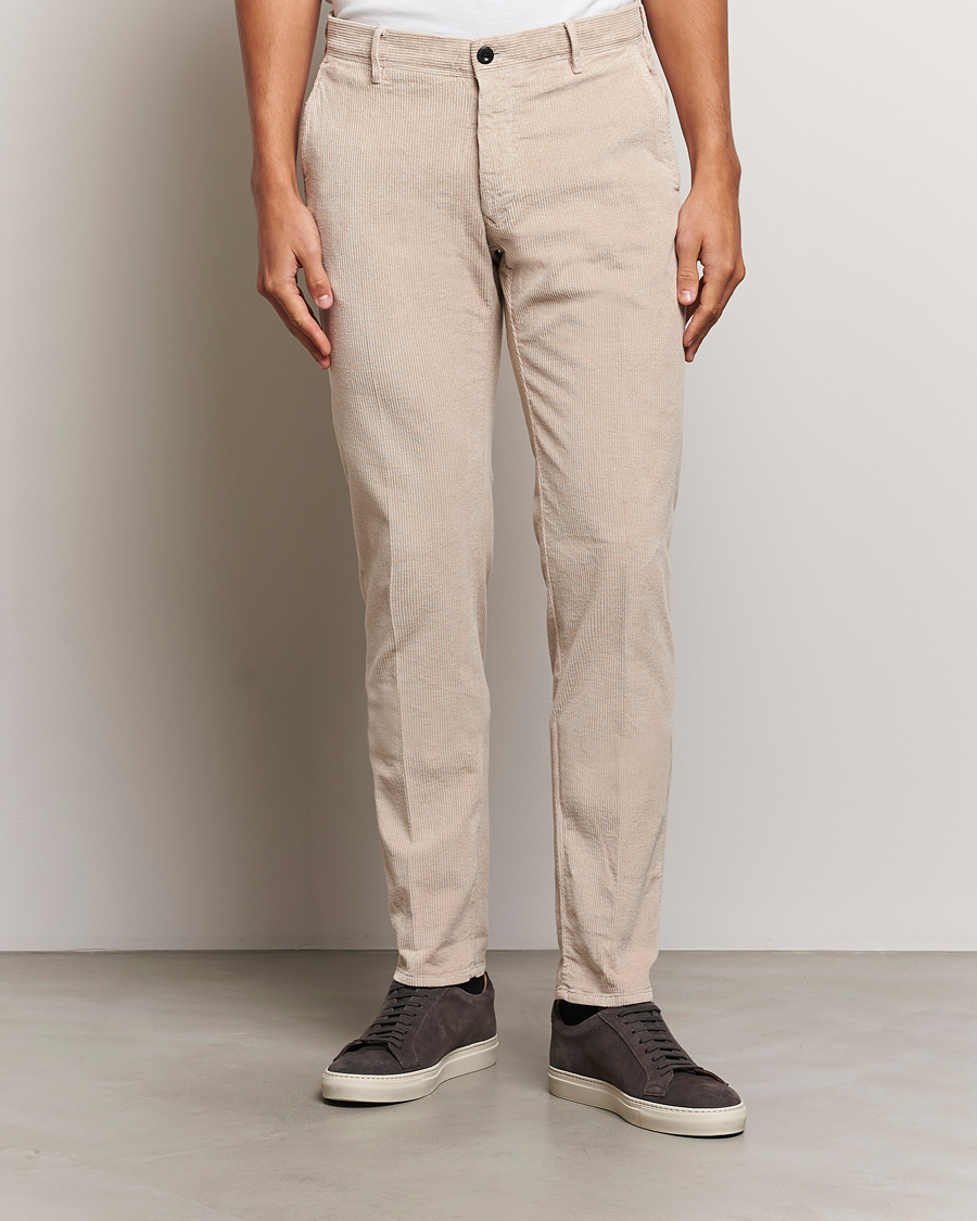 Herr |  | Incotex | Slim Fit Leisure Cord Slacks Light Beige