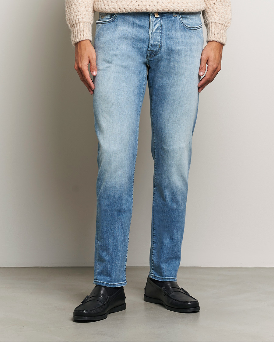 Herr |  | Jacob Cohën | Bard Slim Fit Streatch Jeans Light Blue