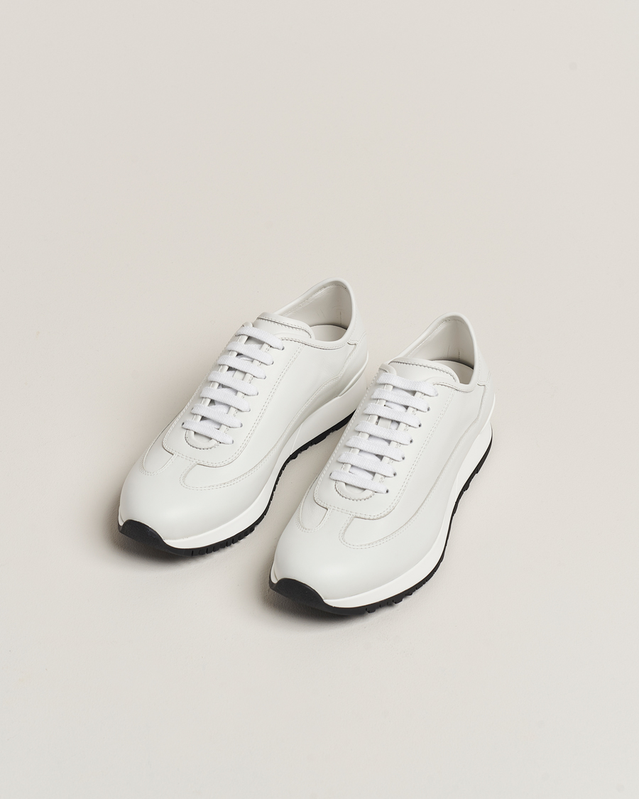 Herr |  | John Lobb | Foundry Running Sneakers White Calf