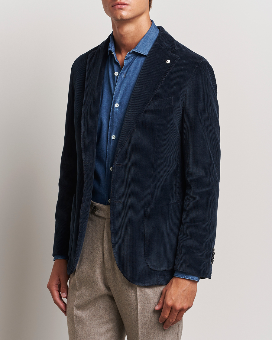 Herr | Kavaj | L.B.M. 1911 | Jack Corduroy Blazer Navy