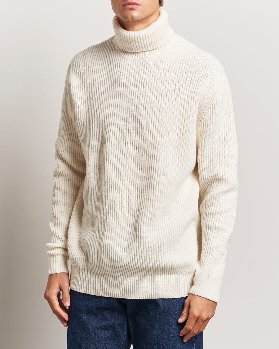 Herr |  | LES DEUX | Eddie Wool Rib Rollneck Ivory