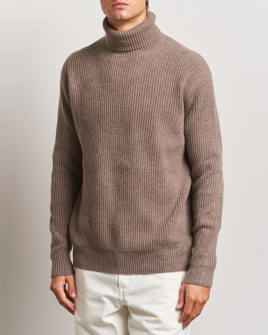 Herr |  | LES DEUX | Eddie Wool Rib Rollneck Mountain Grey Melange