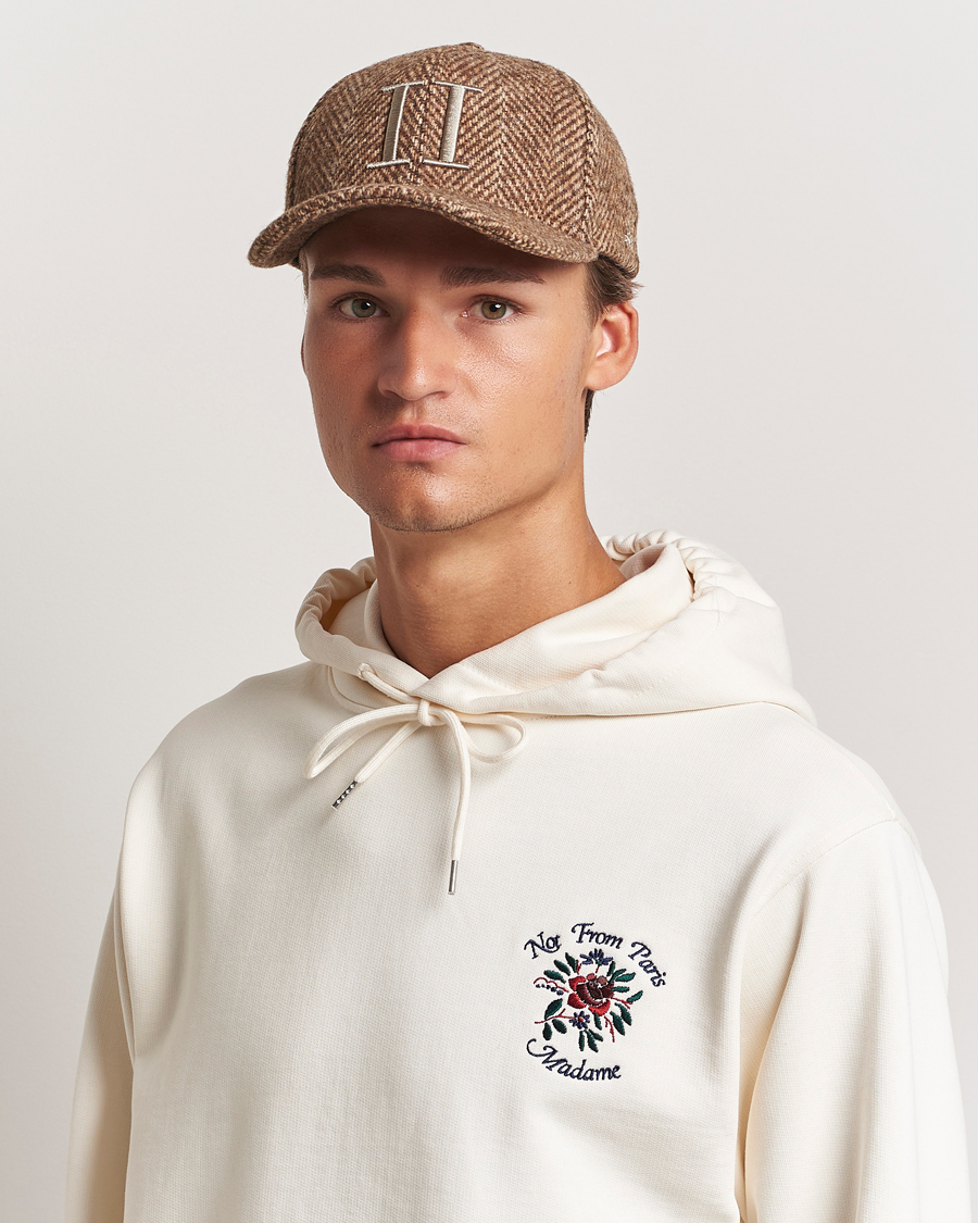 Herr |  | LES DEUX | Herringbone Baseball Cap Coffee Brown