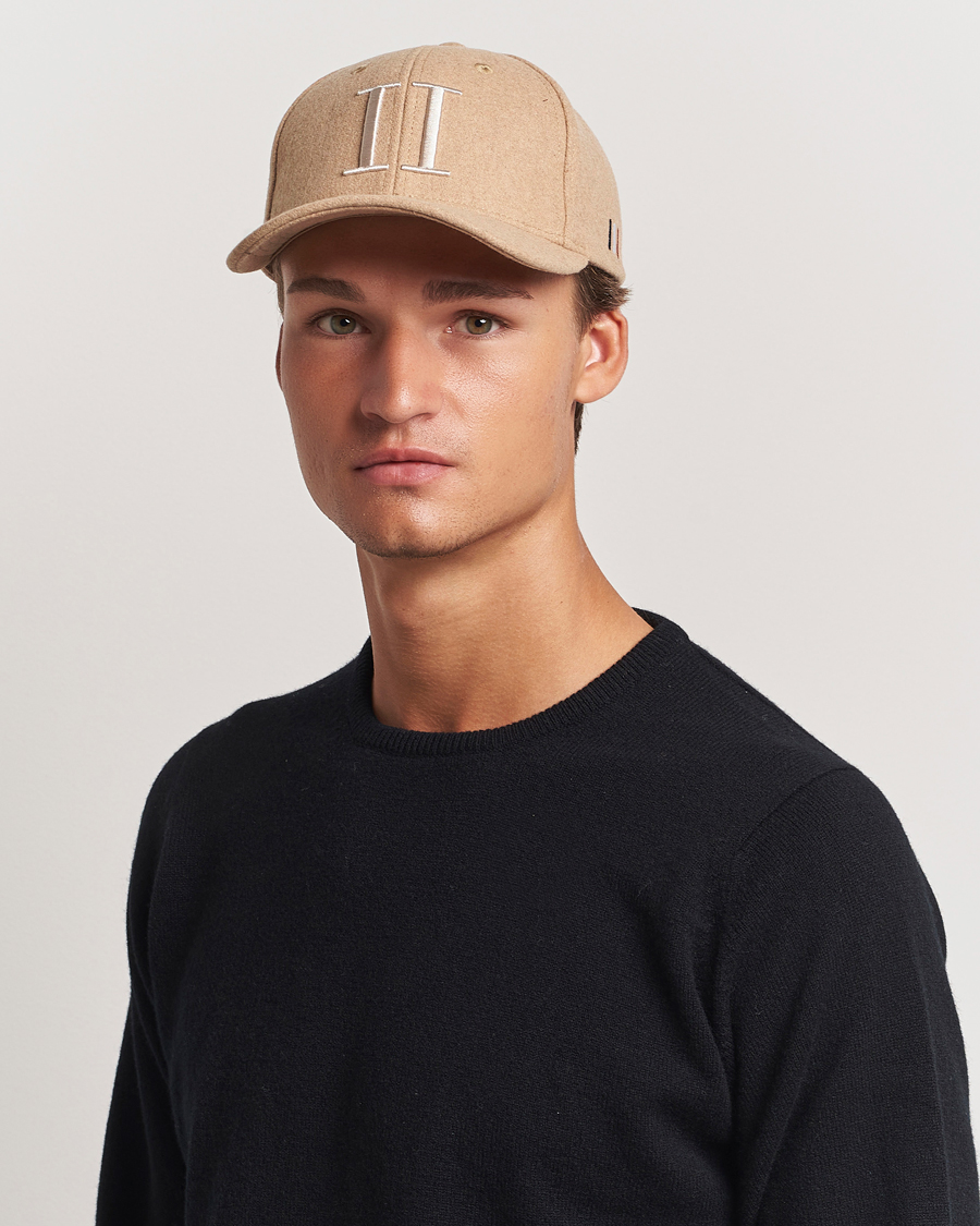 Herr |  | LES DEUX | Encore Wool Baseball Cap Dark Sand Melange