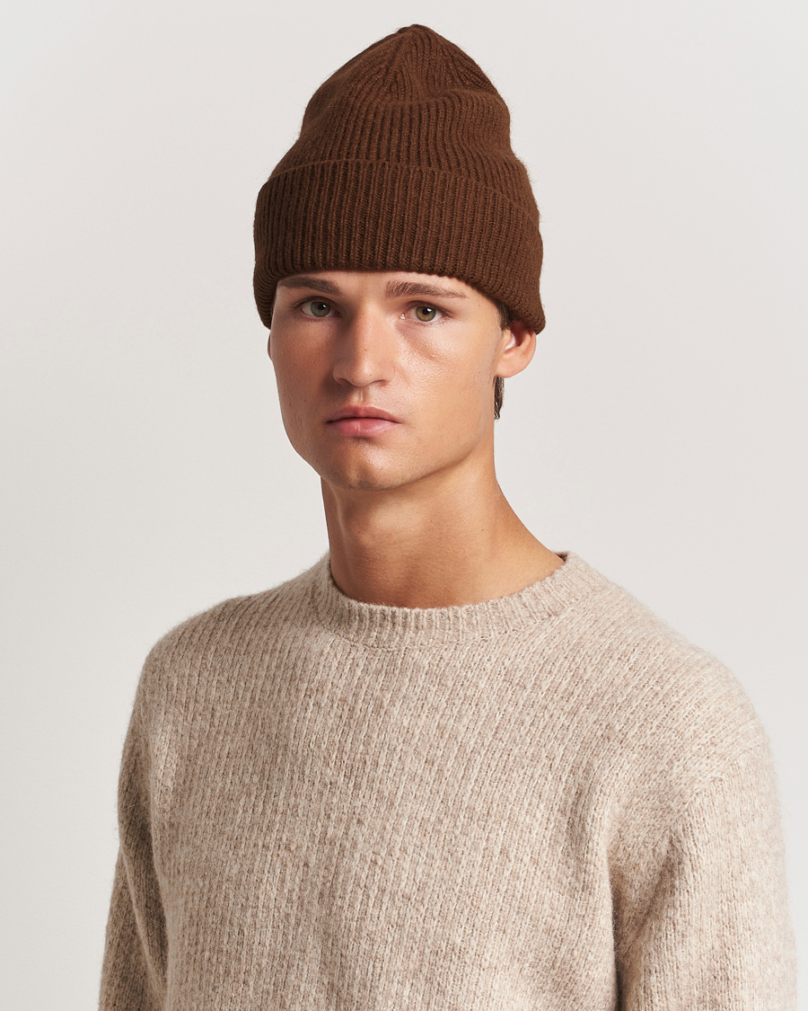 Herr |  | Le Bonnet | Lambswool/Caregora Beanie Walnut