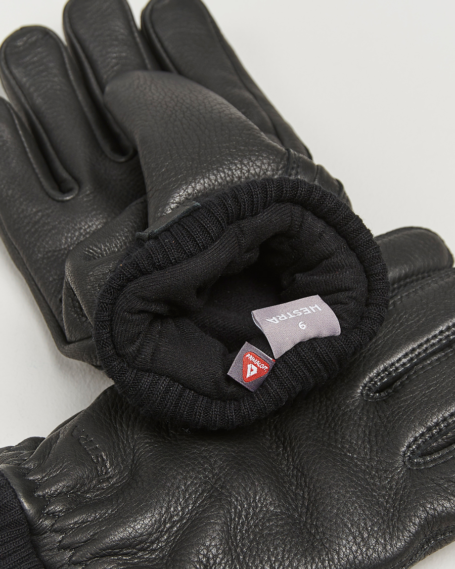 Herr |  | Hestra | Tore Deerskin Primaloft Lined Glove Black