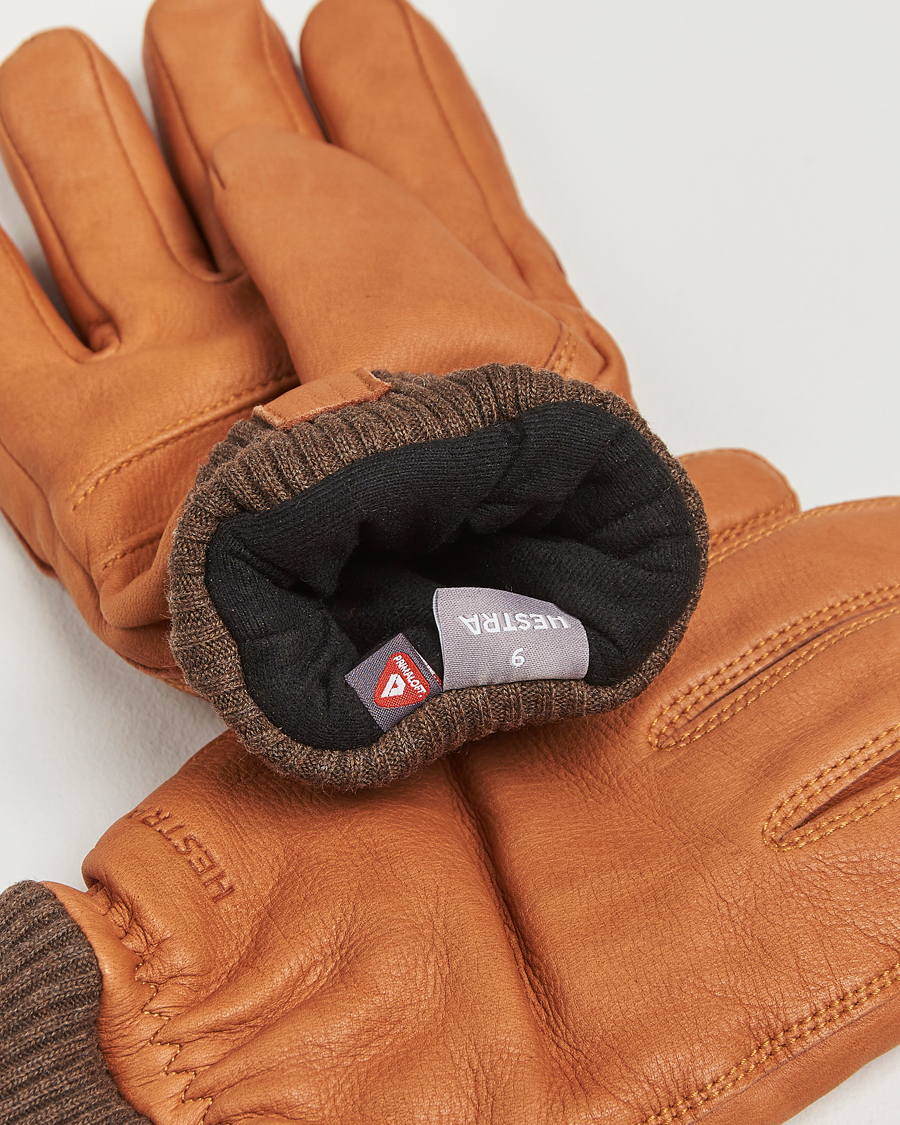 Herr |  | Hestra | Tore Deerskin Primaloft Lined Glove Cork