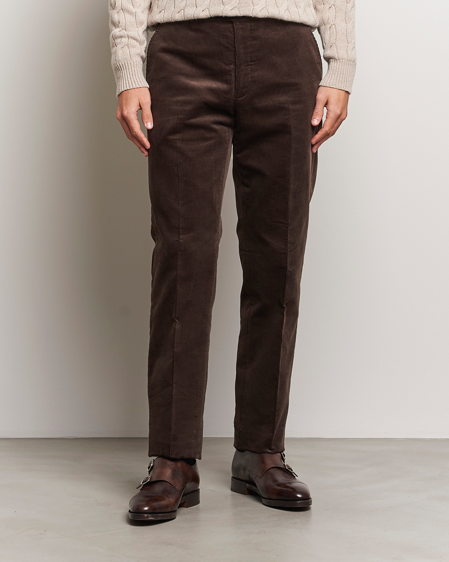 Herr |  | Ralph Lauren Purple Label | Wale Corduroy Trousers Brown