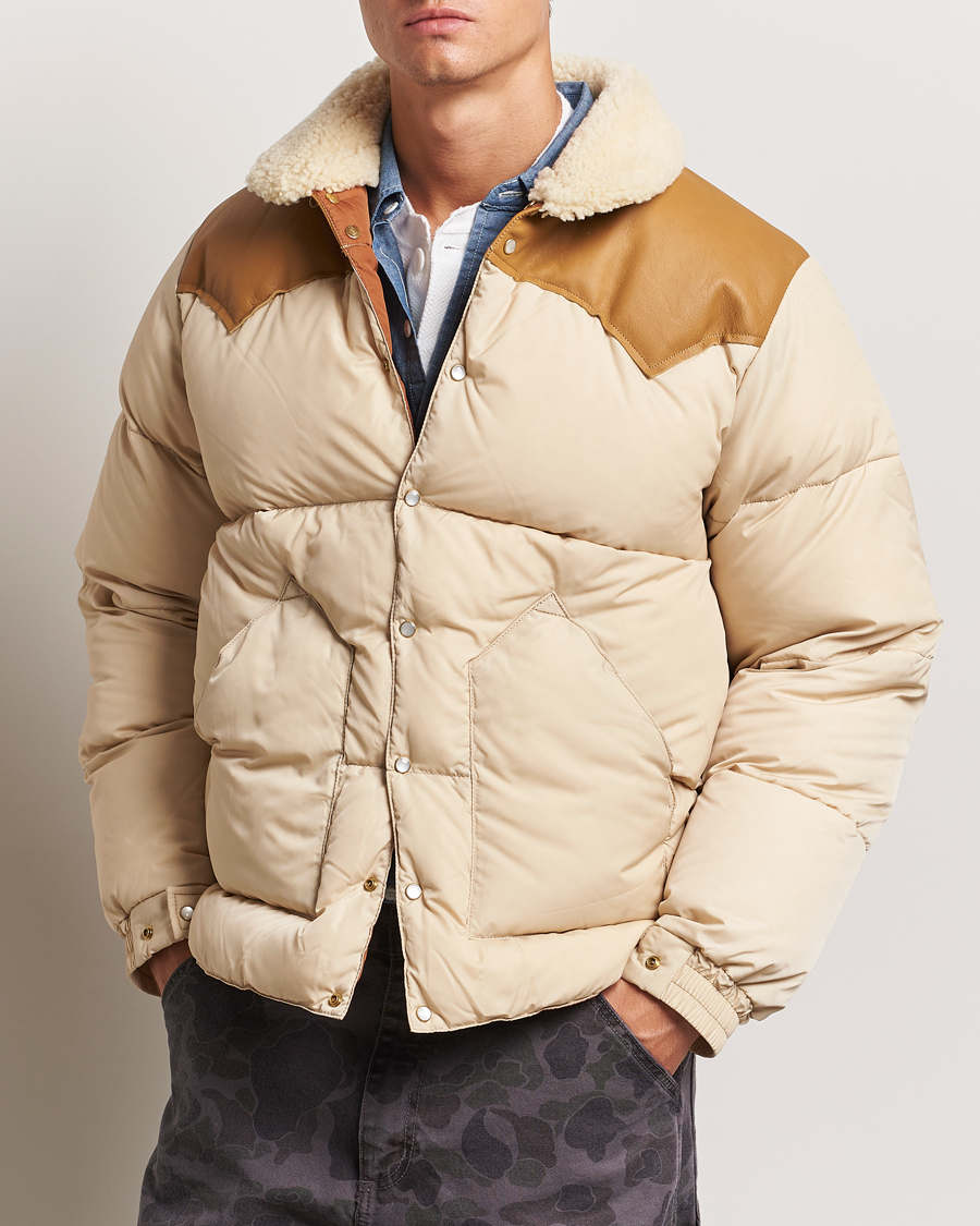 Herr | Dunjackor | Rocky Mountain Featherbed | Christy Jacket Light Beige