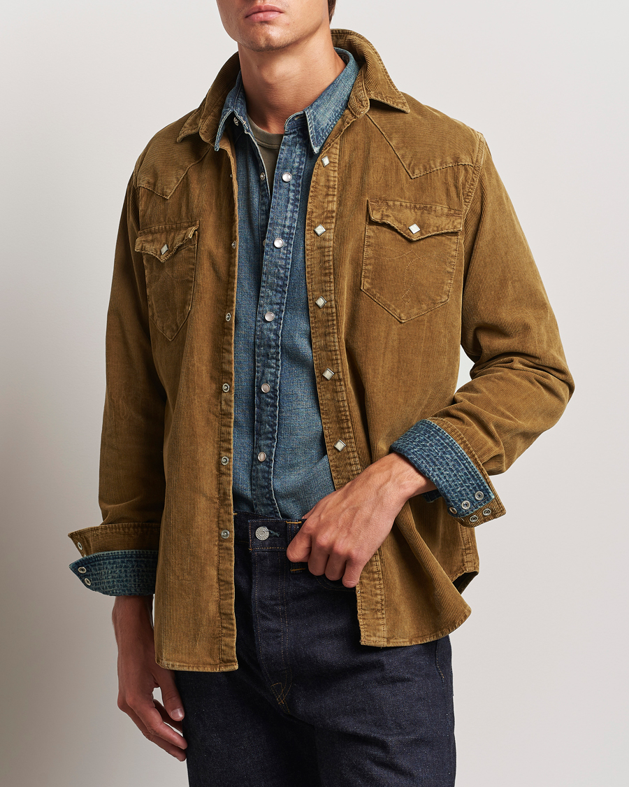 Herr |  | RRL | Buffalo Western Shirt Faded Tan