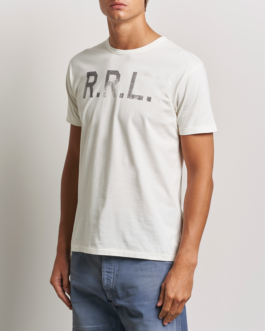 Herr |  | RRL | Graphic Short Sleeve T-Shirt White