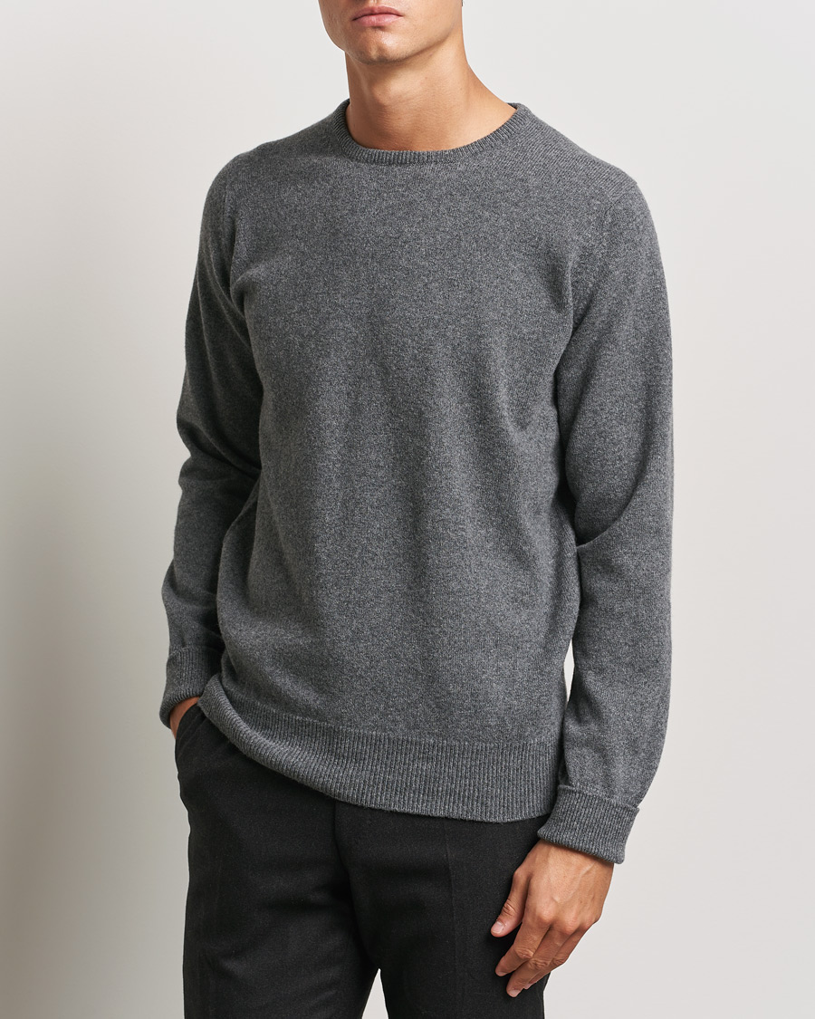 Herr | William Lockie | William Lockie | Rob Lambswool Crewneck Cliff