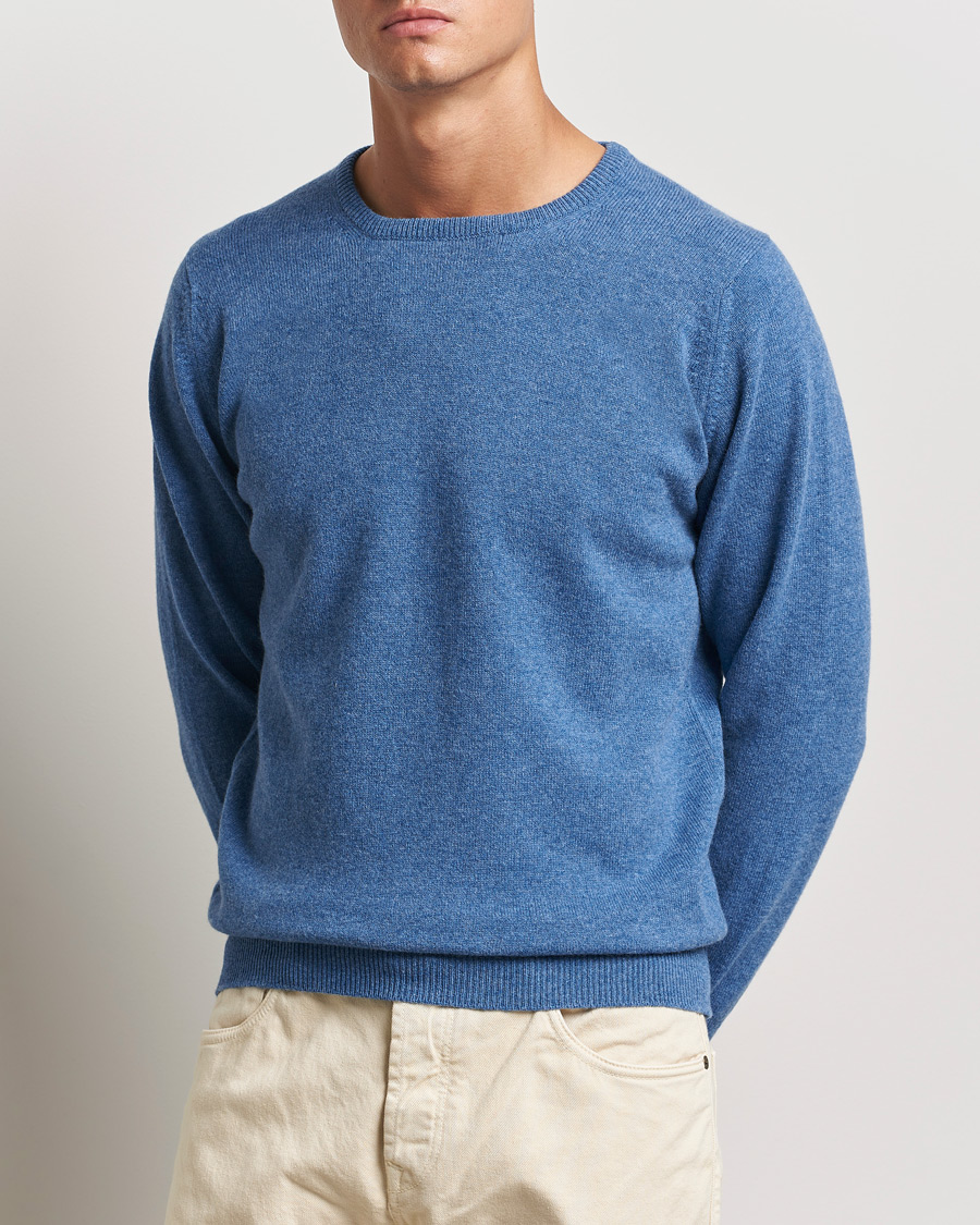 Herr | Pullover rundhals | William Lockie | Rob Lambswool Crewneck Jeans