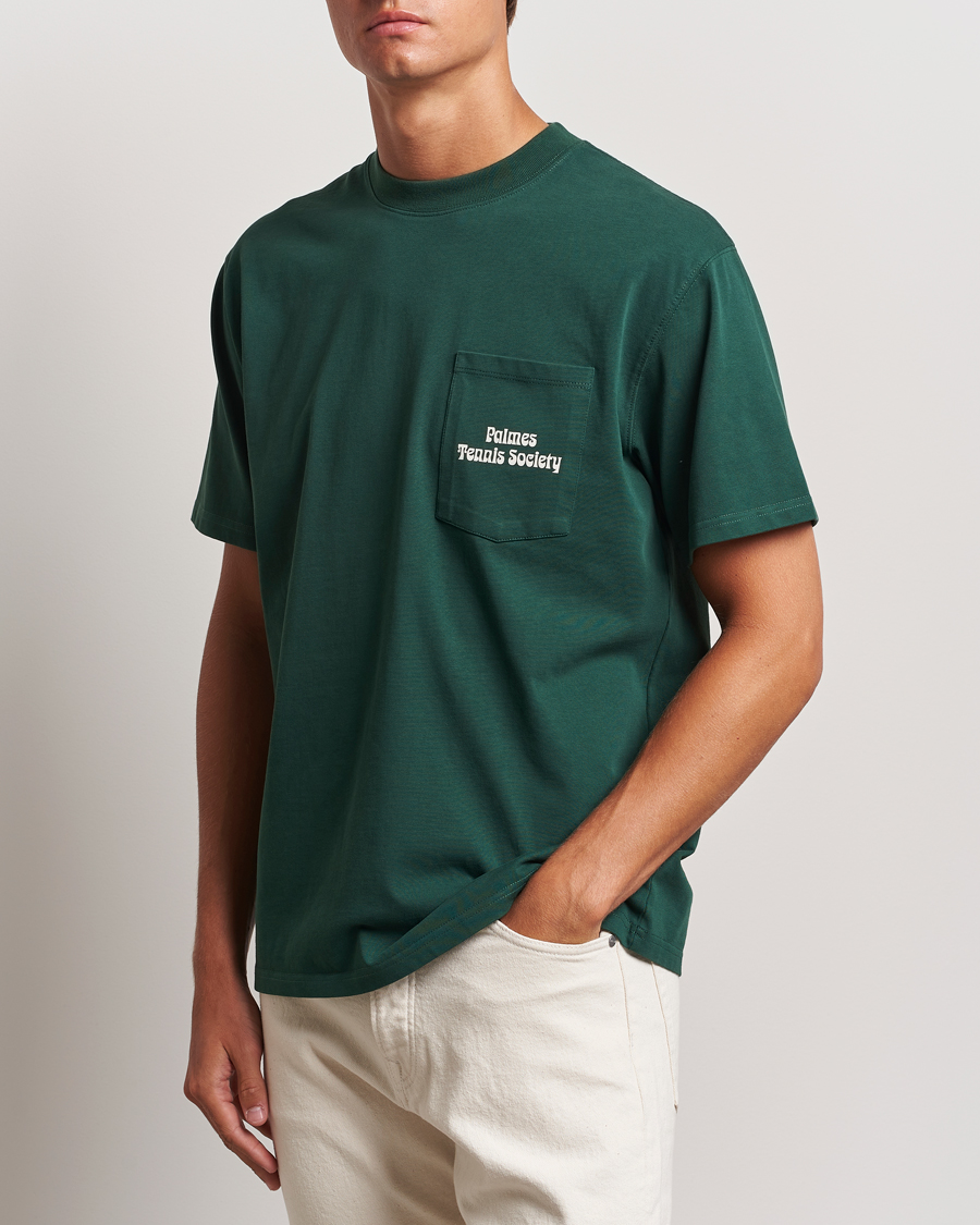 Herr | T-Shirts | Palmes | Fifth Pocket T-Shirt Dark Green