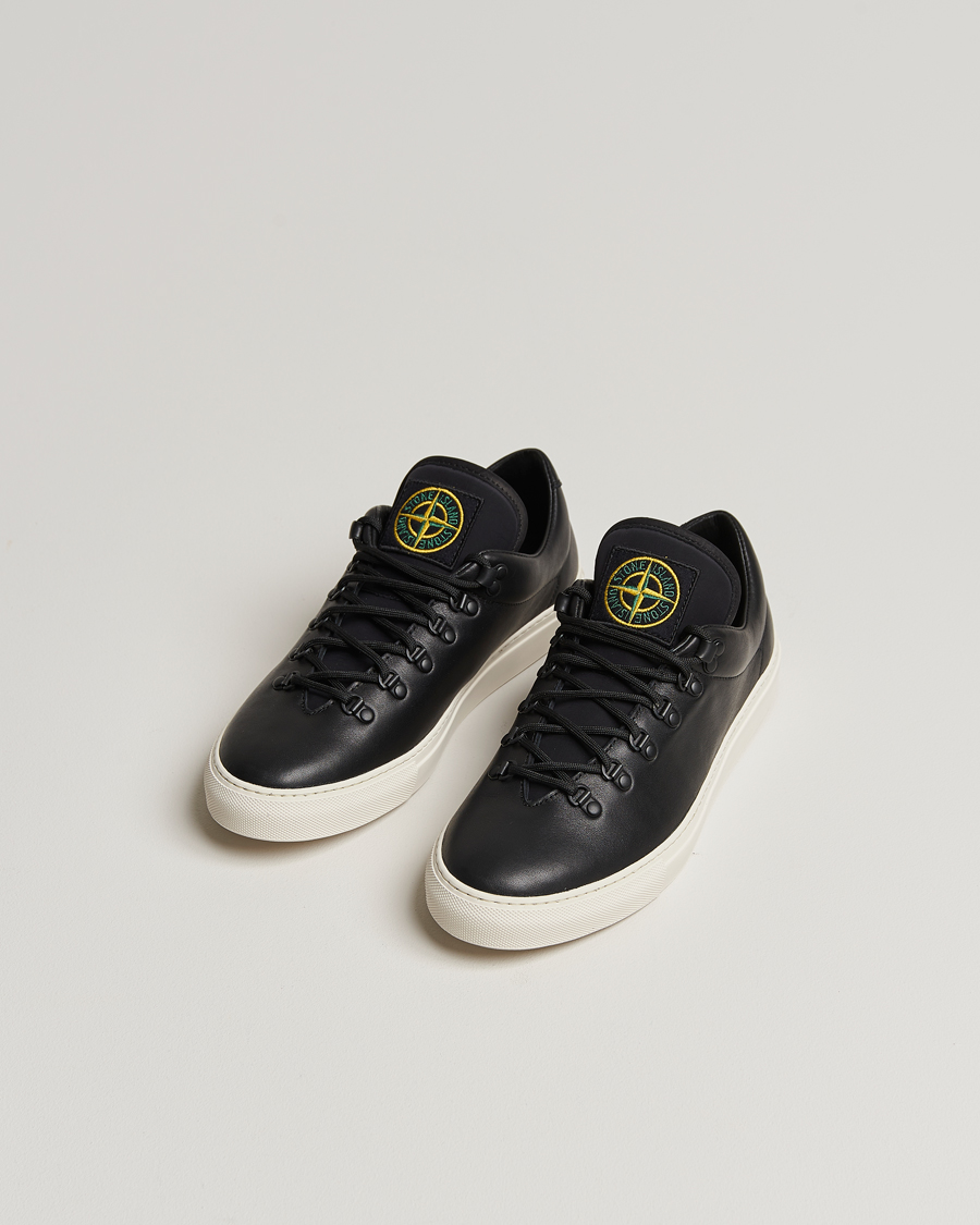 Herr |  | Stone Island | Leather Snekers Black