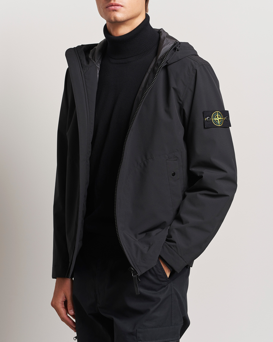 Herr | Lättviktsdunjackor | Stone Island | Soft Shell Primaloft Padded Jacket Black