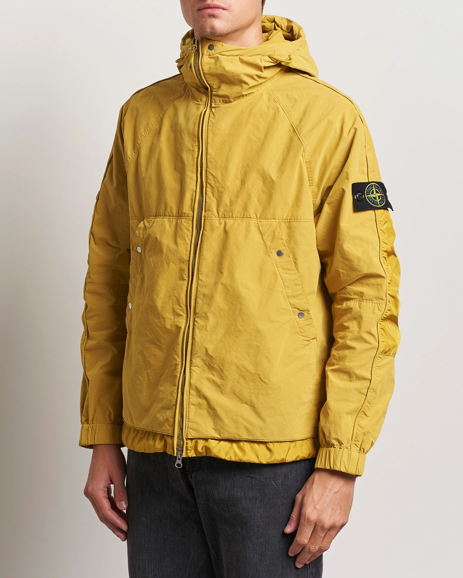 Herr |  | Stone Island | Hooded Lightweight Tela Jacket Mustard