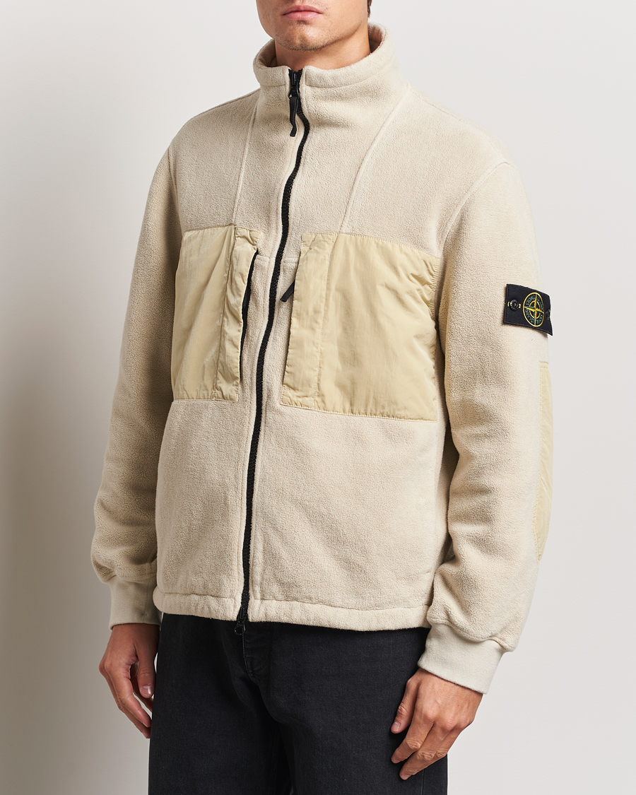 Herr |  | Stone Island | Nylon Cotton Fleece Jacket Plaster