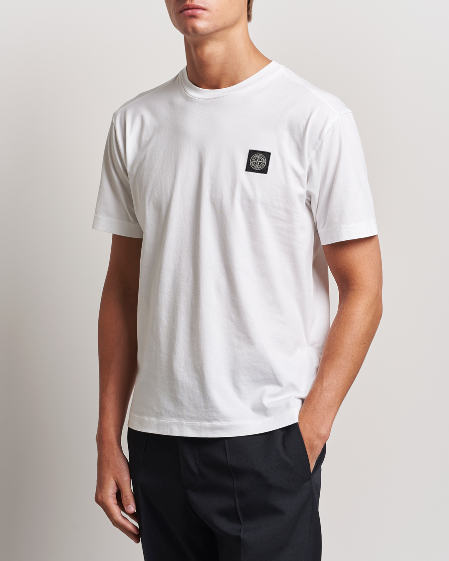Herr |  | Stone Island | Garment Dyed Jersey T-Shirt White