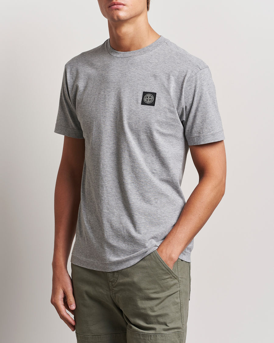 Herr |  | Stone Island | Garment Dyed Jersey T-Shirt Melange Grey