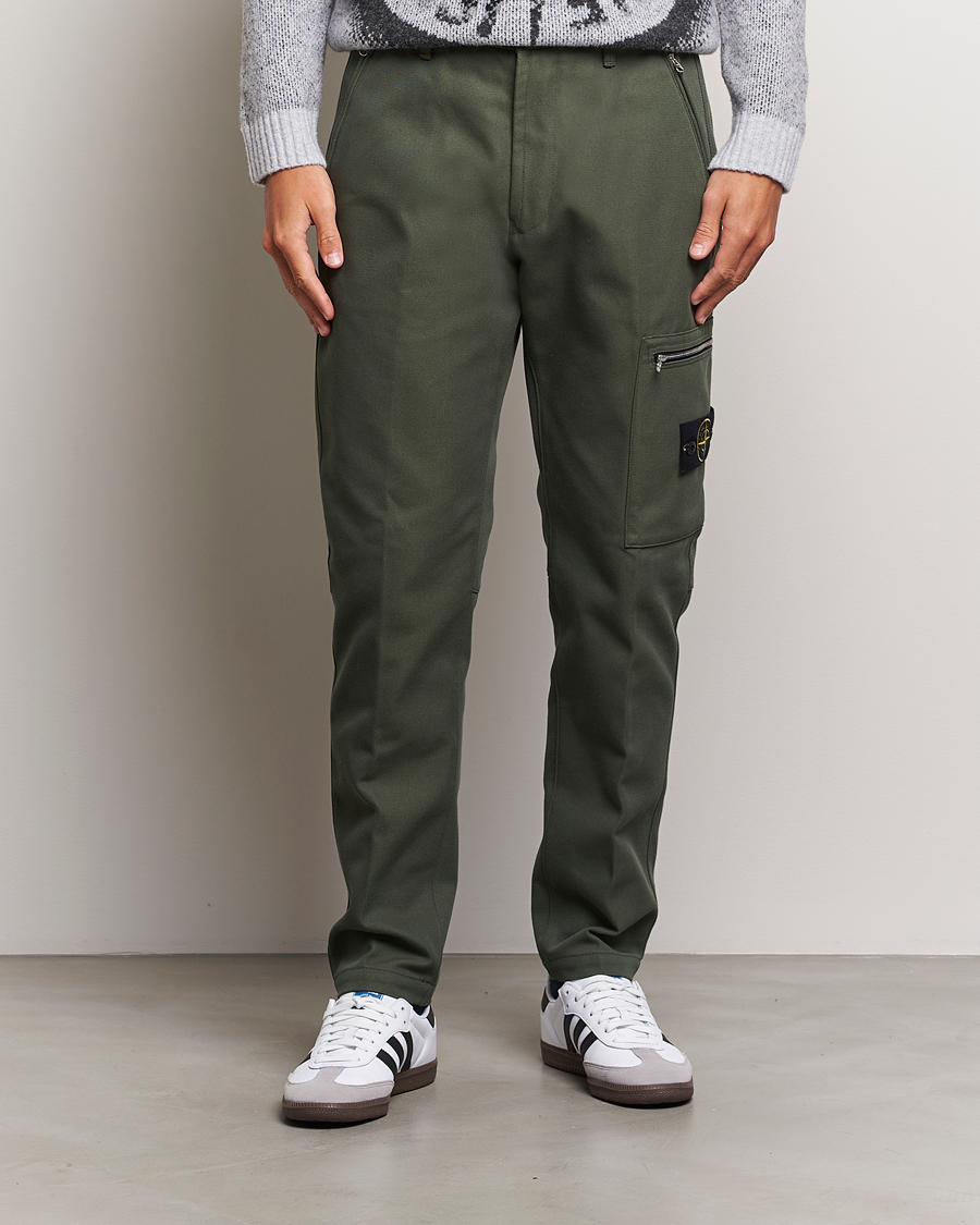 Herr |  | Stone Island | Cotton Nylon Trousers Musk