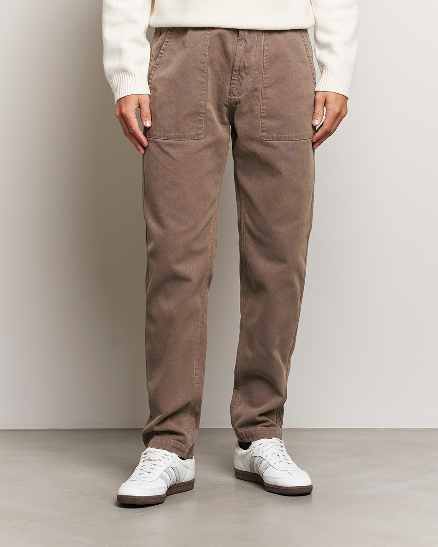 Herr |  | Stone Island | Panama Cotton Pants Walnut