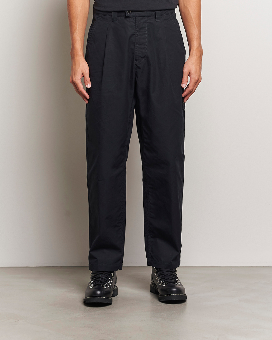 Herr |  | Stone Island | Ghost Cotton Ventile Pants Black