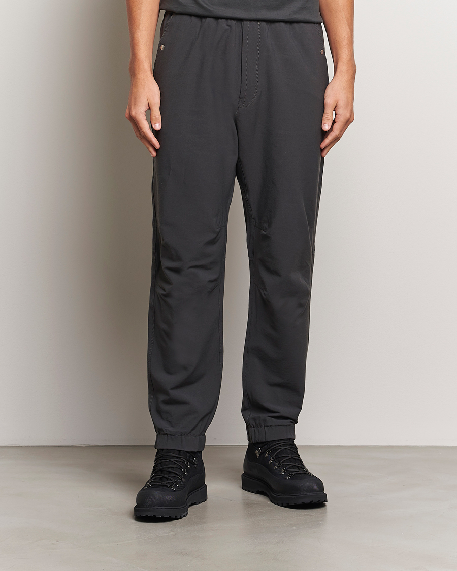 Herr | Funktionsbyxor | Stone Island | Stellina Wool/Nylon Jogger Pants Lead Grey