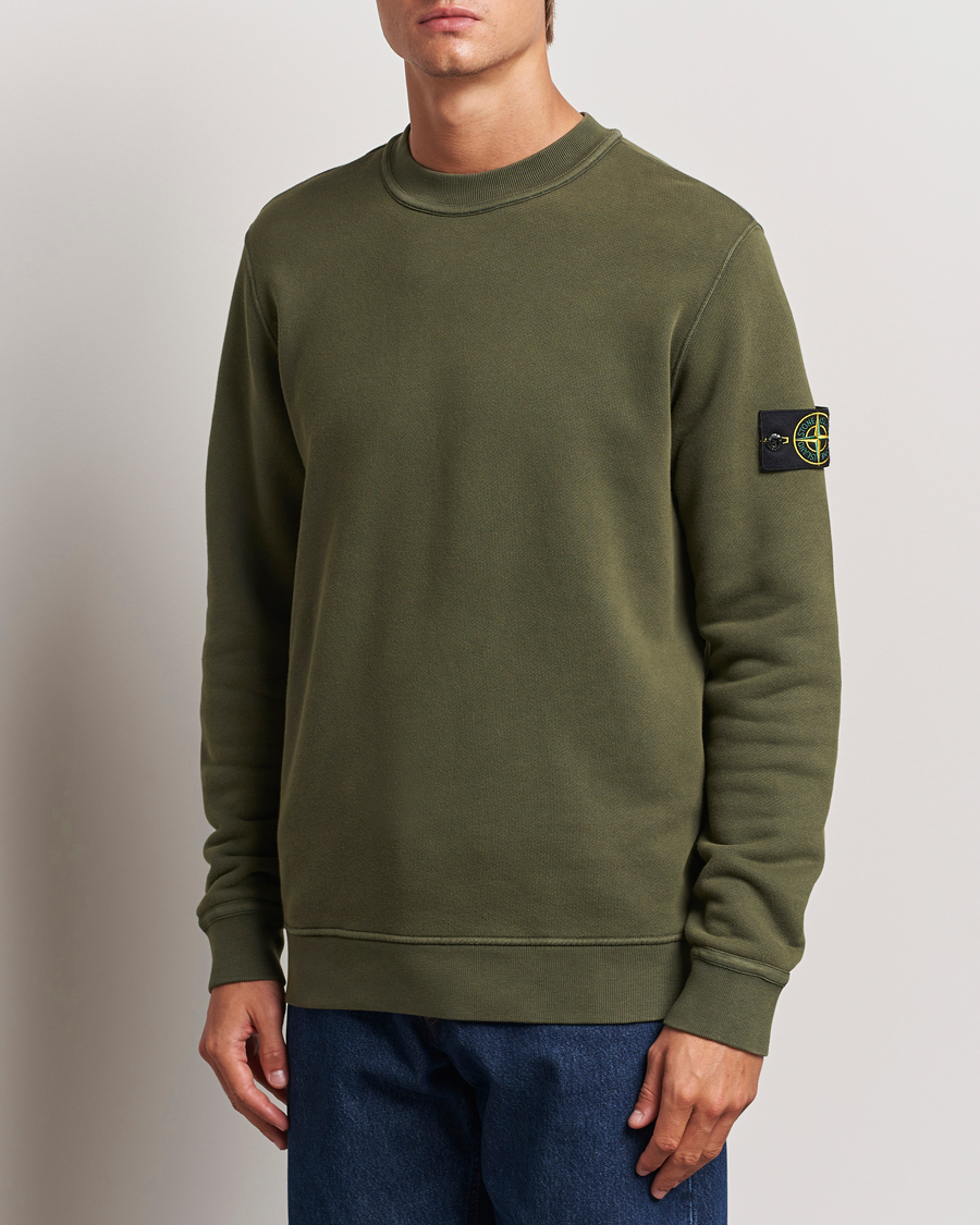 Herr |  | Stone Island | Old Dyed Cotton Sweatshirt Musk