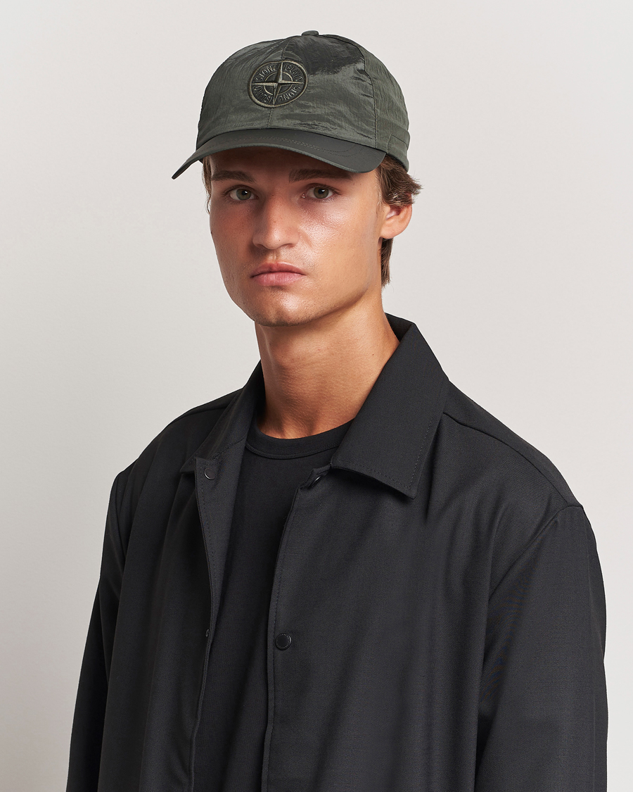 Herr |  | Stone Island | Nylon Metal Logo Cap Musk