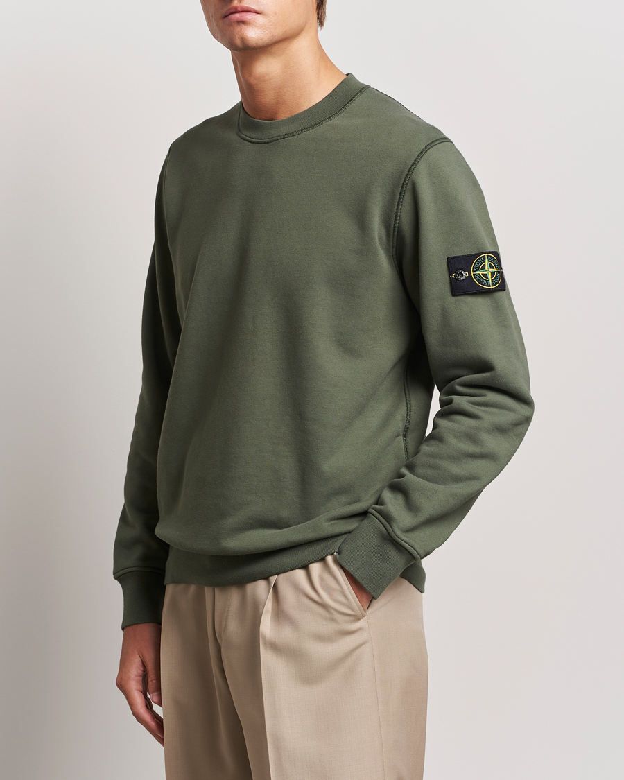 Herr |  | Stone Island | Garment Dyed Fleece Sweatshirt Musk