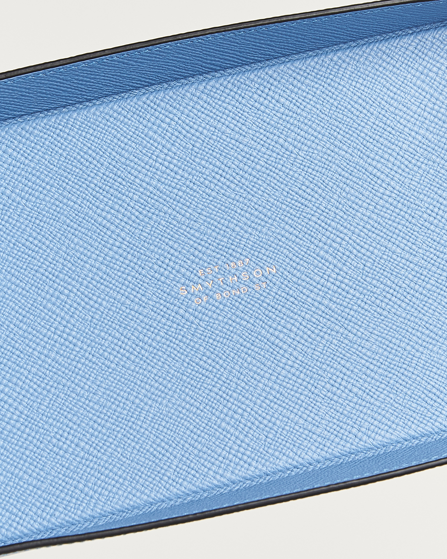 Herr |  | Smythson | Panama Leather Trinket Tray Blue Nile