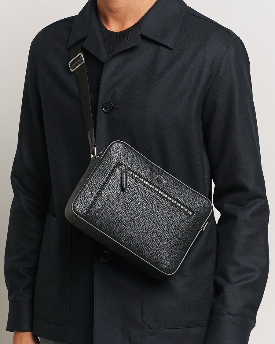 Herr |  | Smythson | Ludlow Zip Crossbody Bag Black