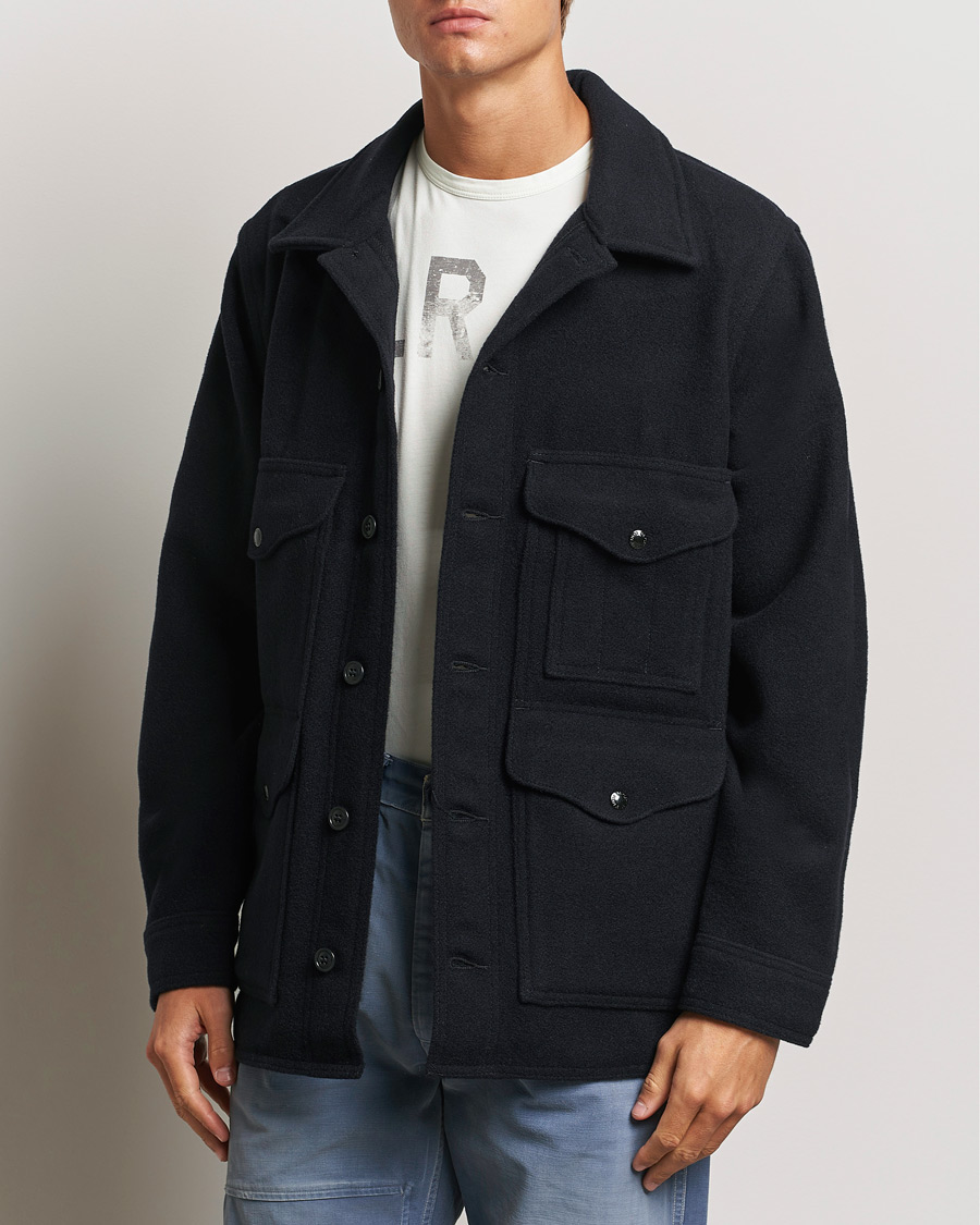 Herr |  | Filson | Mackinaw Wool Cruiser Dark Navy