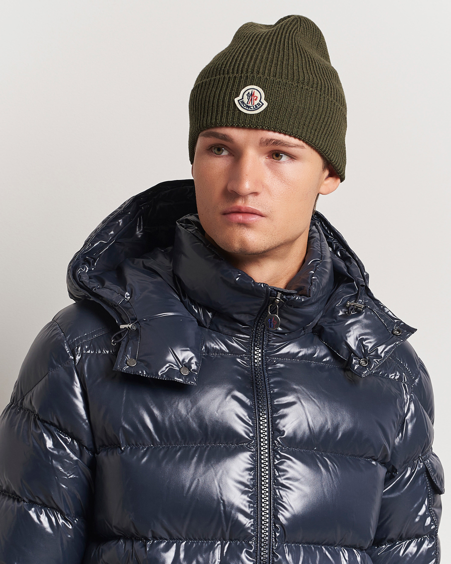 Herr |  | Moncler | Rib Wool Beanie Military