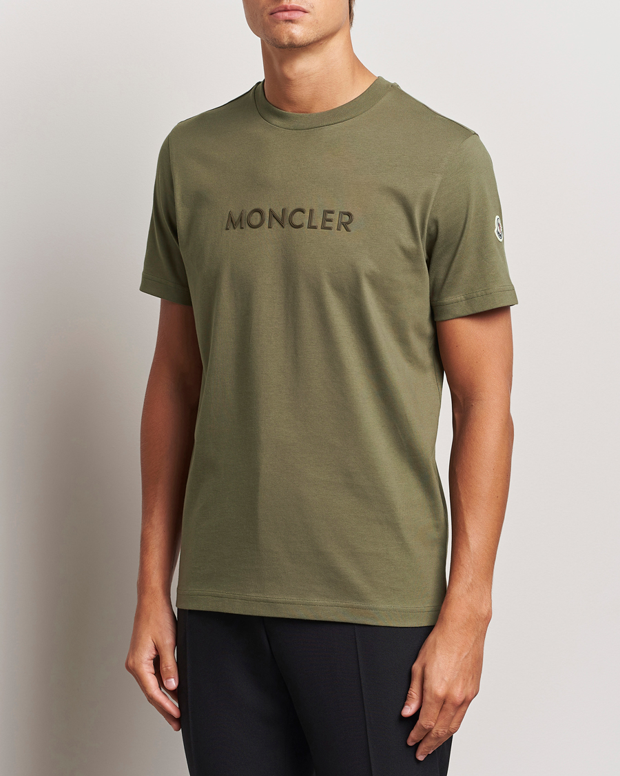 Herr |  | Moncler | Lettering T-Shirt Military