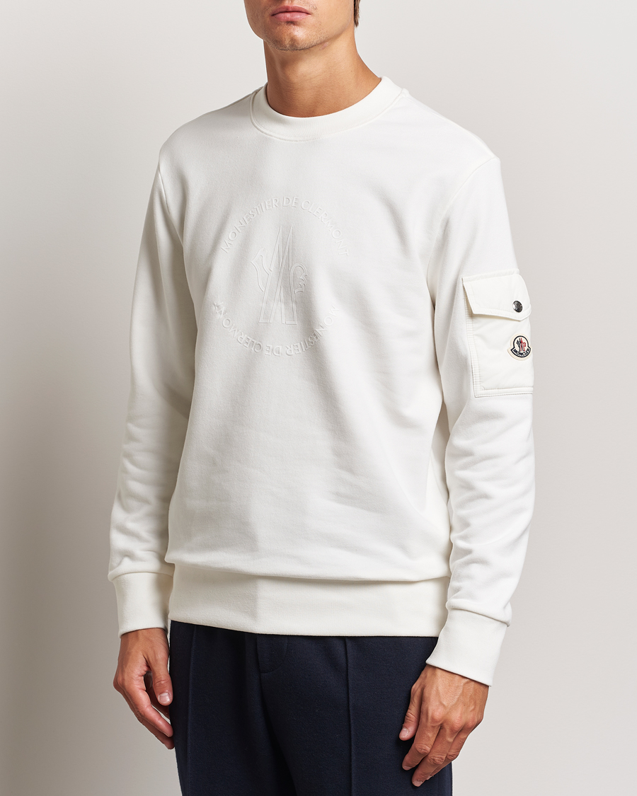 Herr |  | Moncler | Pocket Sleeve Sweatshirt Off White