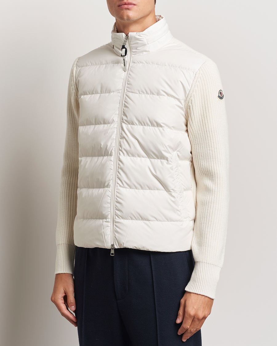 Herr |  | Moncler | Padded Zip Cardigan Off White