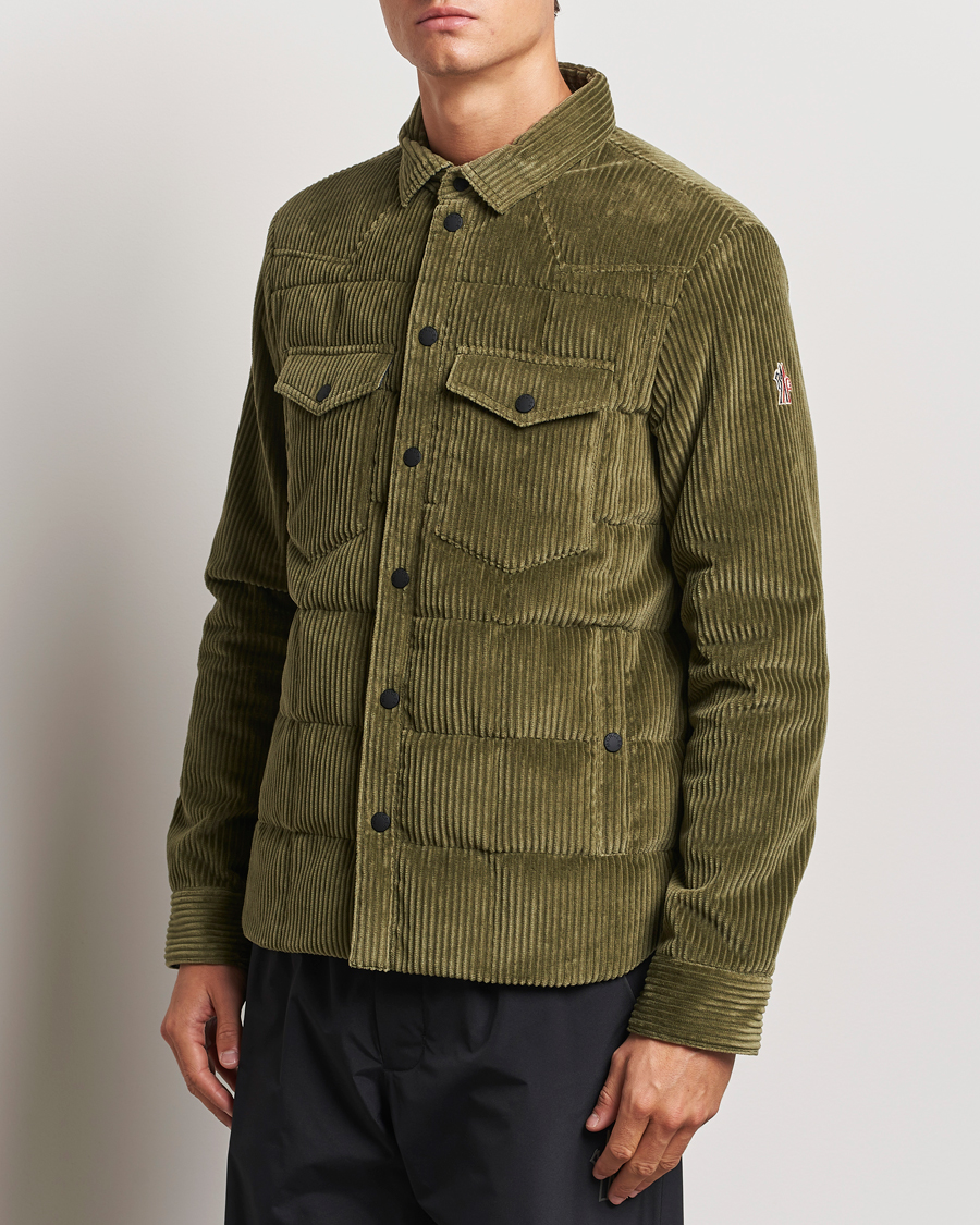 Herr | Outdoorjackor | Moncler Grenoble | Gelt Corduroy Shirt Jacket Olive