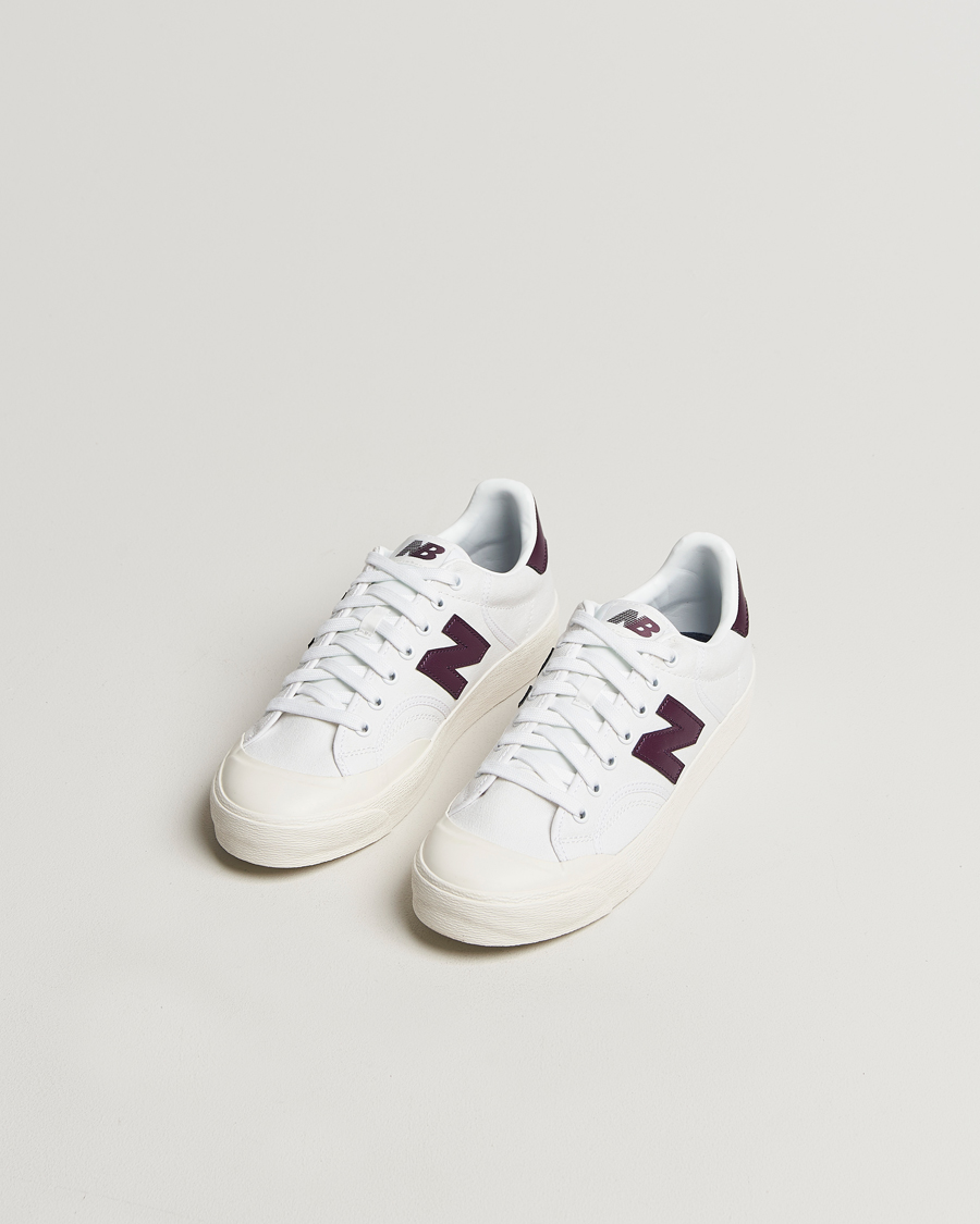 Herr |  | New Balance | B100 Sneakers White/Burgundy
