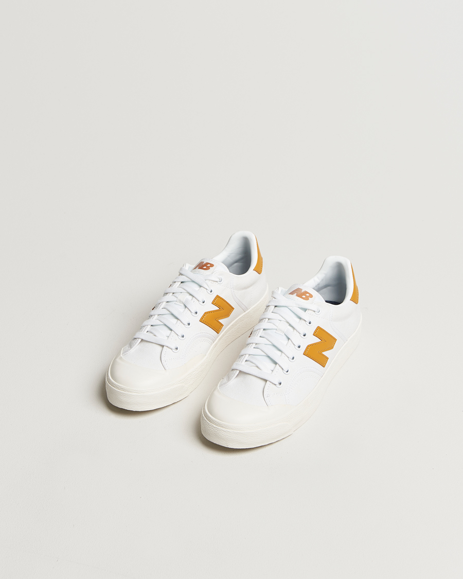 Herr | Vita sneakers | New Balance | B100 Sneakers White/Yellow